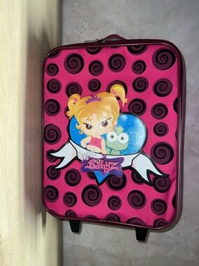 Bratz Rolling Suitcase Carry-On Travel Bag Pink Y2K MGA Luggage